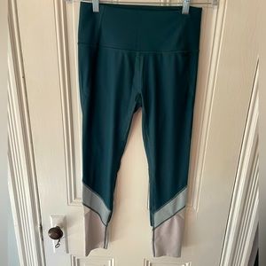 Apana Green Mesh Athletic Leggings